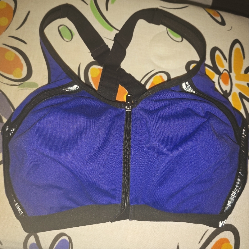 VSX Knockout Sports Bra 34D purple/black